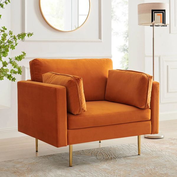 ghế sofa đơn nhỏ gọn xanh lá