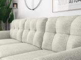  Sofa băng nỉ dài 2m BT155 Freedom 3 nệm ngồi trắng kem 