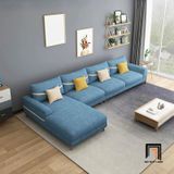  Ghế sofa góc gia đình GT185 Zamora 3m x 1m6 vải nỉ xinh xắn 