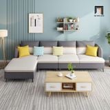  Ghế sofa góc phối màu vải nỉ bố GT221 Tamim 2m8 x 1m6 nhỏ 