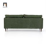  Ghế sofa băng da công nghiệp BT130 Reese 1m9 xanh lá army 