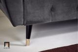  Ghế sofa giường bật nằm giá rẻ GB22 Platin 2m màu xám đậm 