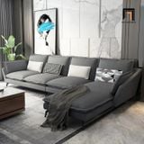  Ghế sofa góc chữ L vải nỉ 3m2 x 1m75 GT195 Tomar giá rẻ 