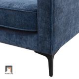  Ghế sofa đơn gia đình sang trọng DT109 Lavoris vải nỉ xanh đậm 