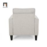  Ghế sofa đơn 1 chỗ ngồi DT9 Ballentine màu xám trắng vải nỉ 