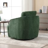  Ghế sofa đơn xinh xắn nhỏ DT90 Dalbert vải lông cừu xanh lá 