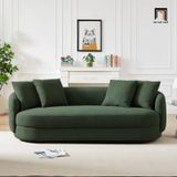  Ghế sofa băng cong BT181 Angie dài 2m vải nỉ xinh xắn 