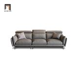  Ghế sofa băng vải nỉ nhung BT342 Numan 2m5 màu xám đậm 
