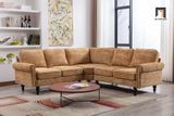  Bộ ghế sofa góc sang trọng 2m4 x 2m4 GT68 Winston vải nỉ 