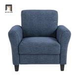  Ghế sofa đơn gia đình thư giãn DT100 Arsaluis màu xanh đậm nỉ 