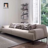  Ghế sofa băng vải nỉ xám lông chuột BT287 Bonny 2m4 cao cấp 