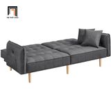  Ghế sofa bed thông minh giá rẻ GB52 Caste 1m85 xám lông chuột 