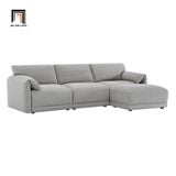  Bộ ghế sofa băng phòng khách BT332 Bodhill vải nỉ bố 2m3 xám 