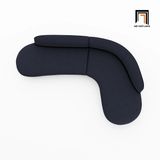  Bộ ghế sofa góc chữ L GT59 Hoek 2m8 x 1m8 cho không gian lớn 