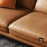  Set ghế sofa văn phòng cao cấp KHQ66 Srender màu cam da giả 