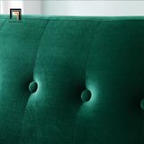  Ghế sofa giường nằm giá rẻ GB49 Oahu 1m9 vải nhung xám 