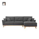  Bộ ghế sofa góc L GT50 Pinkcase 2m4 x 1m6 vải nỉ hồng phấn 