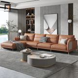  Ghế sofa góc da công nghiệp GT219 Harondo 3m x 1m6 cao cấp 