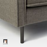  Ghế sofa băng bọc nỉ 2m BT123 Axel cho căn hộ xám lông chuột 