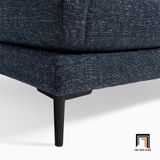  Bộ ghế sofa góc giá rẻ 2m4 x 1m6 GT134 Harper vải nỉ xanh than 