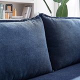  Ghế sofa băng nhỏ gọn BT87 Calla dài 1m9 vải nỉ màu cam 