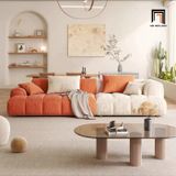  Ghế sofa văng dài 2m6 sang trọng BT270 Muranso cho các shop 