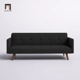  Ghế sofa bed giường nằm màu đen vải bố GB58 Hardin 2m giá rẻ 