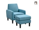  Ghế sofa đơn vải nỉ xanh dương DT99 Betul cho căn hộ chung cư 