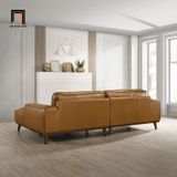  Bộ ghế sofa góc da giả GT104 Ashcof 2m2 x 1m5 sang trọng 