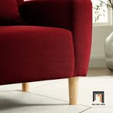  Ghế sofa đơn cho phòng nhỏ DT2 Zaro giá rẻ màu đỏ đô 