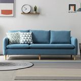  Combo ghế sofa văn phòng KT59 Lynan vải bố màu xám ghi 