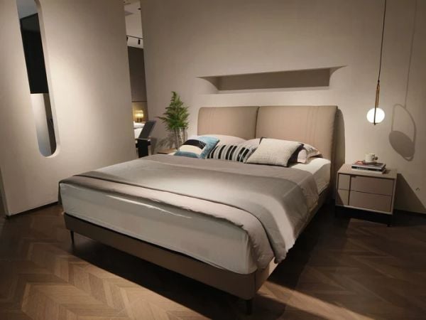 giường ngủ da giả Pu cao cấp