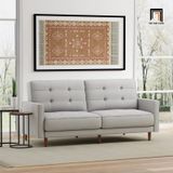  Ghế sofa giường gấp gọn giá rẻ GB51 Tuffing 1m7 xám đen 