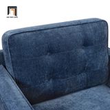  Ghế sofa đơn gia đình sang trọng DT109 Lavoris vải nỉ xanh đậm 
