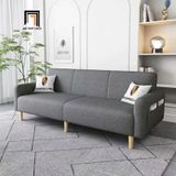  Ghế sofa giường nằm bọc da đẹp GB111 Tira 2m cho phòng nhỏ 