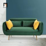  Ghế sofa băng vải nỉ nhung giá rẻ BT273 Uline dài 1m4 nhỏ gọn 