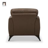  Ghế sofa đơn 1 chỗ ngồi DT48 Ahmara da công nghiệp màu nâu cafe 
