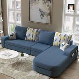  Bộ ghế sofa góc chữ L 2m8 x 1m6 GT122 Narod vải nỉ giá rẻ 