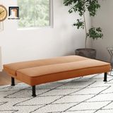  Ghế sofa giường thông minh giá rẻ GB85 Arnbert 1m7 vải nhung cam 