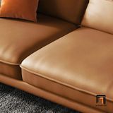  Bộ ghế sofa góc chữ L GT106 Srender 3m x 1m6 màu cam vàng 