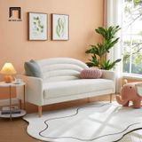  Sofa băng xinh xắn cho shop tiệm BT184 Michala dài 1m6 vải nỉ 