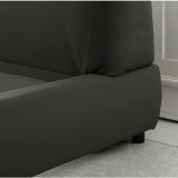  Giường ngủ màu xám đen da pvc GN40 Harley chống mèo cào 