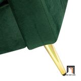  Ghế sofa đơn phòng khách nhỏ gọn DT3 Roxanne màu xanh lá 