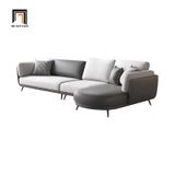  Ghế sofa góc L bọc da giả GT189 Vittel 3m x 1m6 mẫu hiện đại 