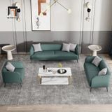  Ghế sofa băng da giả màu carrot giá rẻ BT293 Sorum dài 2m05 