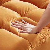  Ghế sofa giường gấp gọn GB43 Teplyn 1m9 vải nỉ nhung màu cam 