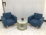  Ghế sofa đơn hiện đại xanh dương NS02 cho công sở giá rẻ 