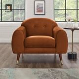  Ghế sofa đơn vải nỉ bông xinh xắn DT83 Elishah cho sảnh chờ 