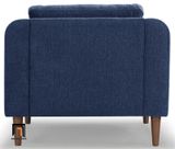  Ghế sofa đơn giá rẻ cho chung cư DT44 Ledge vải bố xanh đậm 