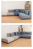  Bộ ghế sofa góc L gia đình GT198 Elmdon 2m2 x 2m2 thư giãn 